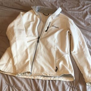 Women’s white Columbia jacket